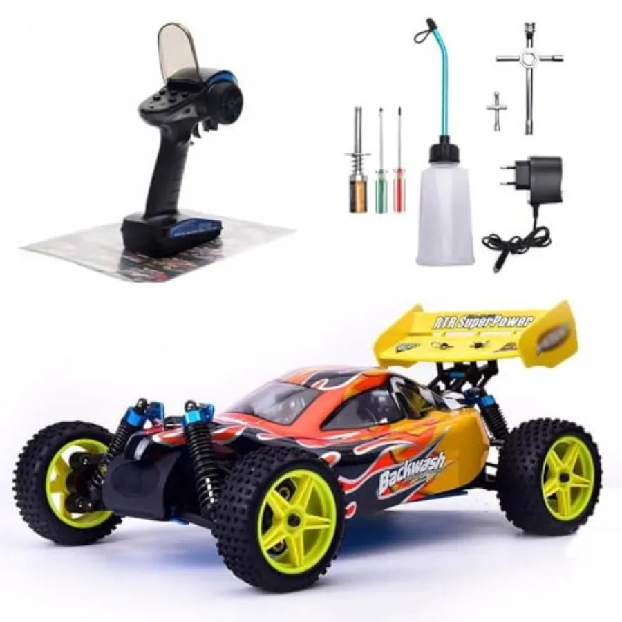 Off Road Buggy for Adult Nitro Gas Power Black 90KM/H Fast Petrol Engine with Two Speed Transmission and 4WD
Off Road Buggy for Adult Nitro Gas Power Black 90KM/H Fast Petrol Engine with Two Speed Transmission and 4WD