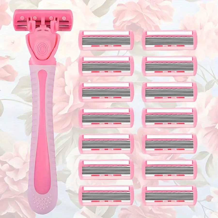 6-Layer Manual Body Hair Razor, Women's Safety Razor, Bikini Trimmer, Depilator, Face & Body Grooming Tool For Men & Women, Disposable Travel Size Hair Removal Shaver For Women Body Hair Removal
6-Layer Manual Body Hair Razor, Women's Safety Razor, Bikini Trimmer, Depilator, Face & Body Grooming Tool For Men & Women, Disposable Travel Size Hair Removal Shaver For Women Body Hair Removal