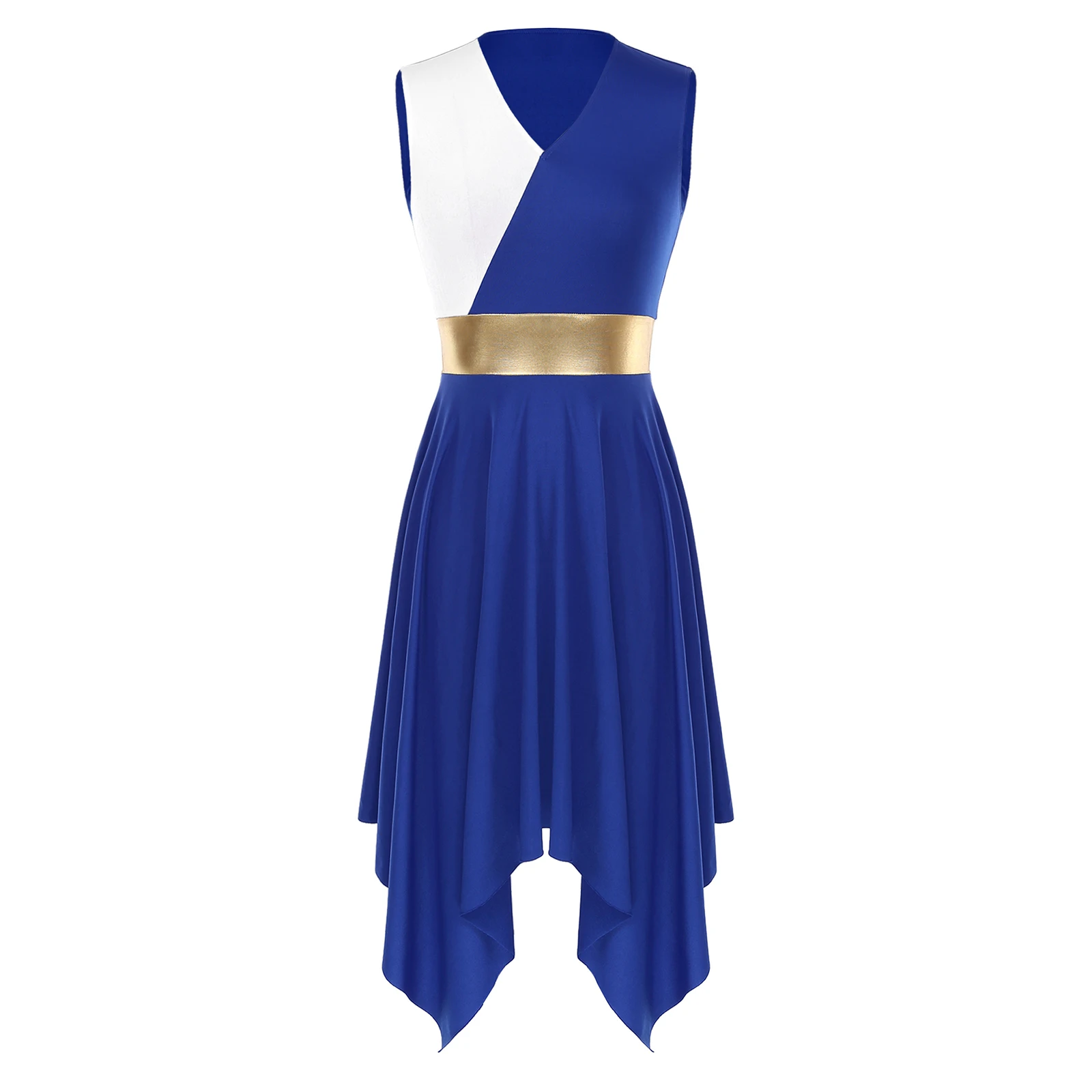 Womens Irregular Hem Choir Lyric Waltz Dresses Liturgical Praise Worship Costume Samba Rumba Salsa Contemporary Dance Dress
Womens Irregular Hem Choir Lyric Waltz Dresses Liturgical Praise Worship Costume Samba Rumba Salsa Contemporary Dance Dress