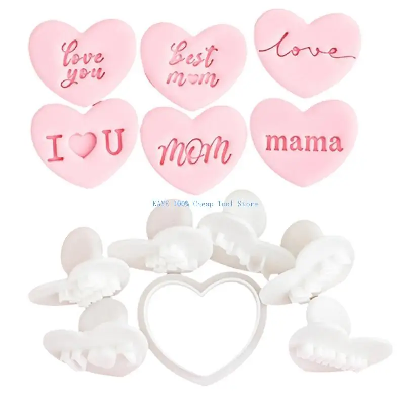 G6KA Set Of 7 Functional Heart Cookie Dessert Cutter For Festival Baking Creation
G6KA Set Of 7 Functional Heart Cookie Dessert Cutter For Festival Baking Creation
