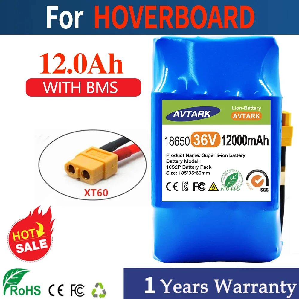 Original 36V rechargeable li-ion battery pack 12000mah 12AH li-ion cell for electric self balance scooter hoverboard unicycle
Original 36V rechargeable li-ion battery pack 12000mah 12AH li-ion cell for electric self balance scooter hoverboard unicycle