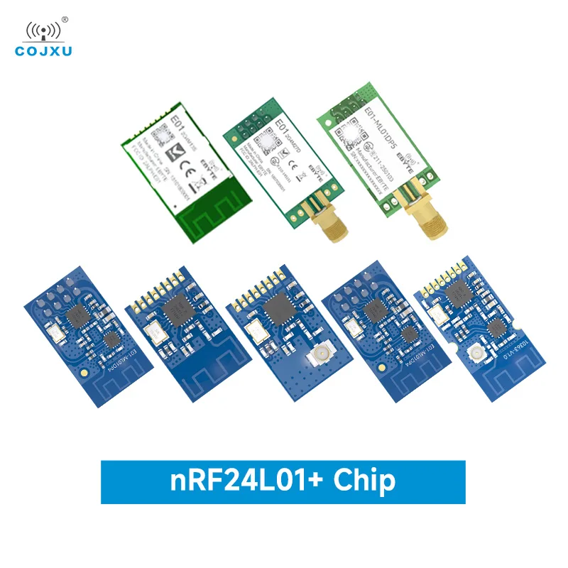 Беспроводной приемопередатчик nRF24L01P, 2,4 ГГц, 500 МВт, 27 дБм 
Беспроводной приемопередатчик nRF24L01P, 2,4 ГГц, 500 МВт, 27 дБм