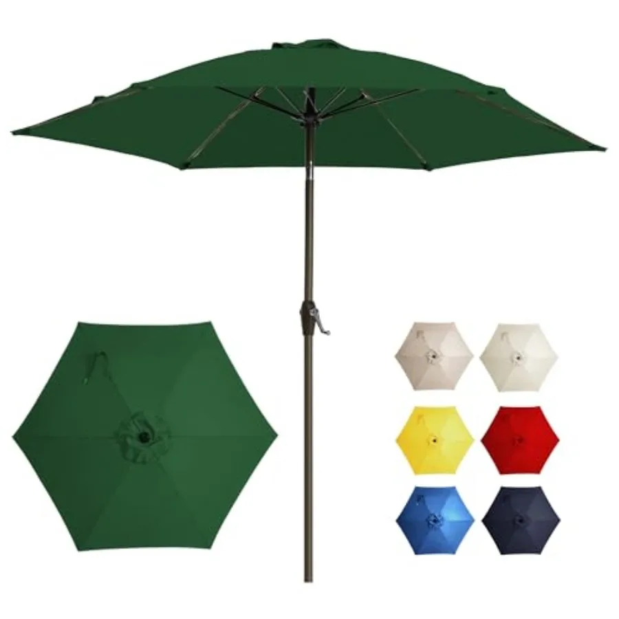 Large Outdoor Patio Umbrella with Crank and Tilt - Durable Market Umbrella for Outdoor Patio with 6 Fiberglass Ribs for Poolsid
Large Outdoor Patio Umbrella with Crank and Tilt - Durable Market Umbrella for Outdoor Patio with 6 Fiberglass Ribs for Poolsid