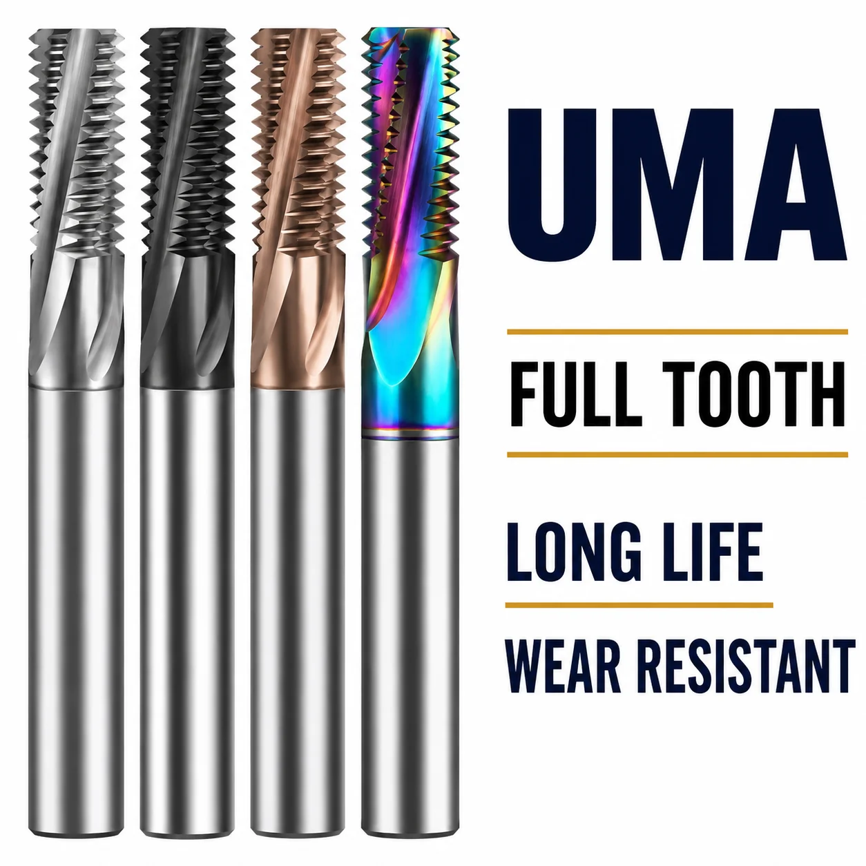 Full Thread Milling Cutter Carbide Tungsten Steel M3-M16x100L High Precision CNC Thread Mills Cutter for Steel Aluminum
Full Thread Milling Cutter Carbide Tungsten Steel M3-M16x100L High Precision CNC Thread Mills Cutter for Steel Aluminum