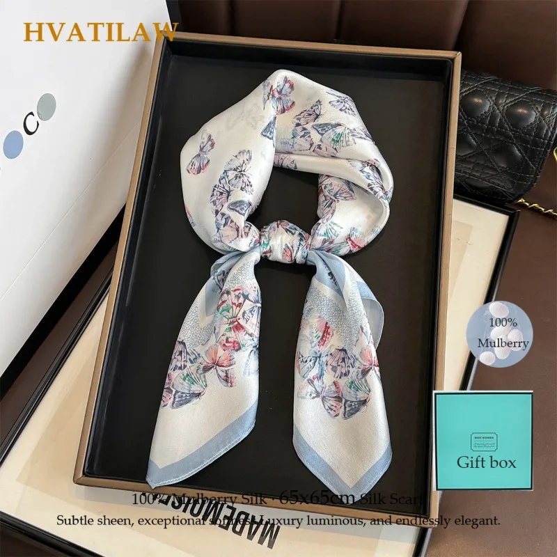 100% Natural Silk Scarf Women Print Bandana 65cm Square Scarves Wrap Kerchief Summer Fashion Luxury High-end Silk Hijab Gift Box
100% Natural Silk Scarf Women Print Bandana 65cm Square Scarves Wrap Kerchief Summer Fashion Luxury High-end Silk Hijab Gift Box