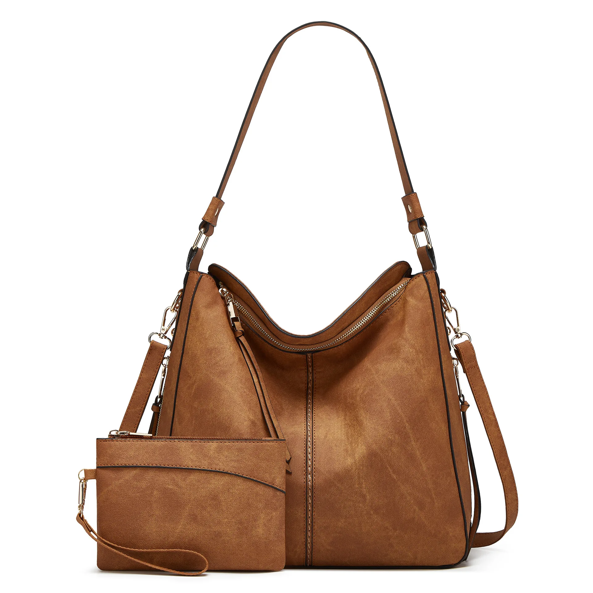 Ladies' new fashionable hand-held PU bag large capacity tote bag casual versatile single shoulder crossbody bag retro handbag
Ladies' new fashionable hand-held PU bag large capacity tote bag casual versatile single shoulder crossbody bag retro handbag