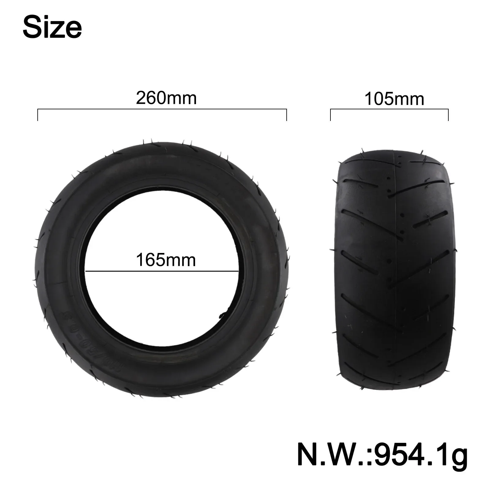 49CC Replacement Tire 11 Inch Tyre 260*105mm Size Better Grip Tire Easy To Install Lightweight Replacement Tire
49CC Replacement Tire 11 Inch Tyre 260*105mm Size Better Grip Tire Easy To Install Lightweight Replacement Tire