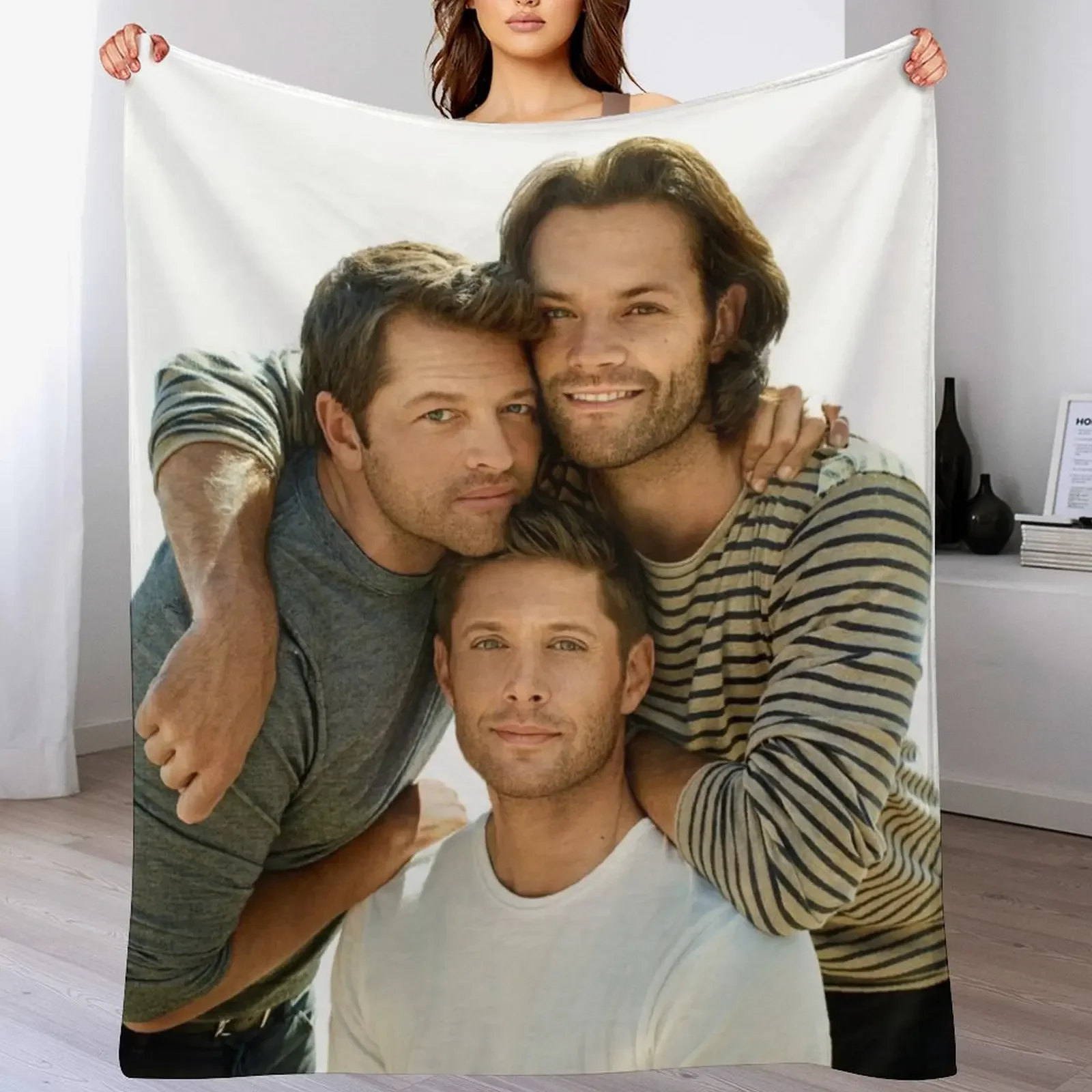 Jared, Jensen & Misha Throw Blanket Extra Large Throw anime Soft Beautifuls Blankets
Jared, Jensen & Misha Throw Blanket Extra Large Throw anime Soft Beautifuls Blankets