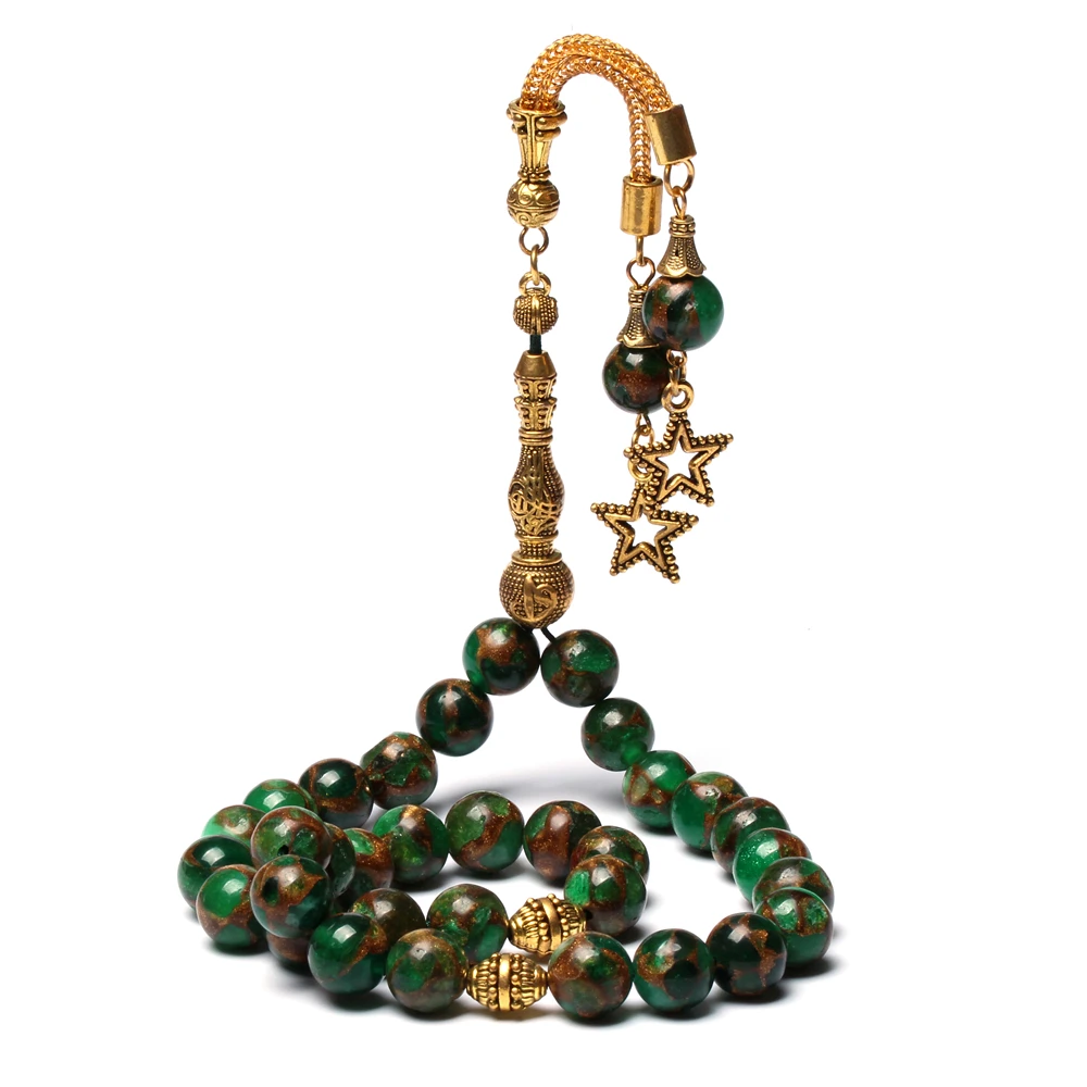 Tesbih Islamic Prayer Beads Tasbih Muslim Prayer Bead 33 pieces Man Rosary Charm Jewelry Necklace
Tesbih Islamic Prayer Beads Tasbih Muslim Prayer Bead 33 pieces Man Rosary Charm Jewelry Necklace