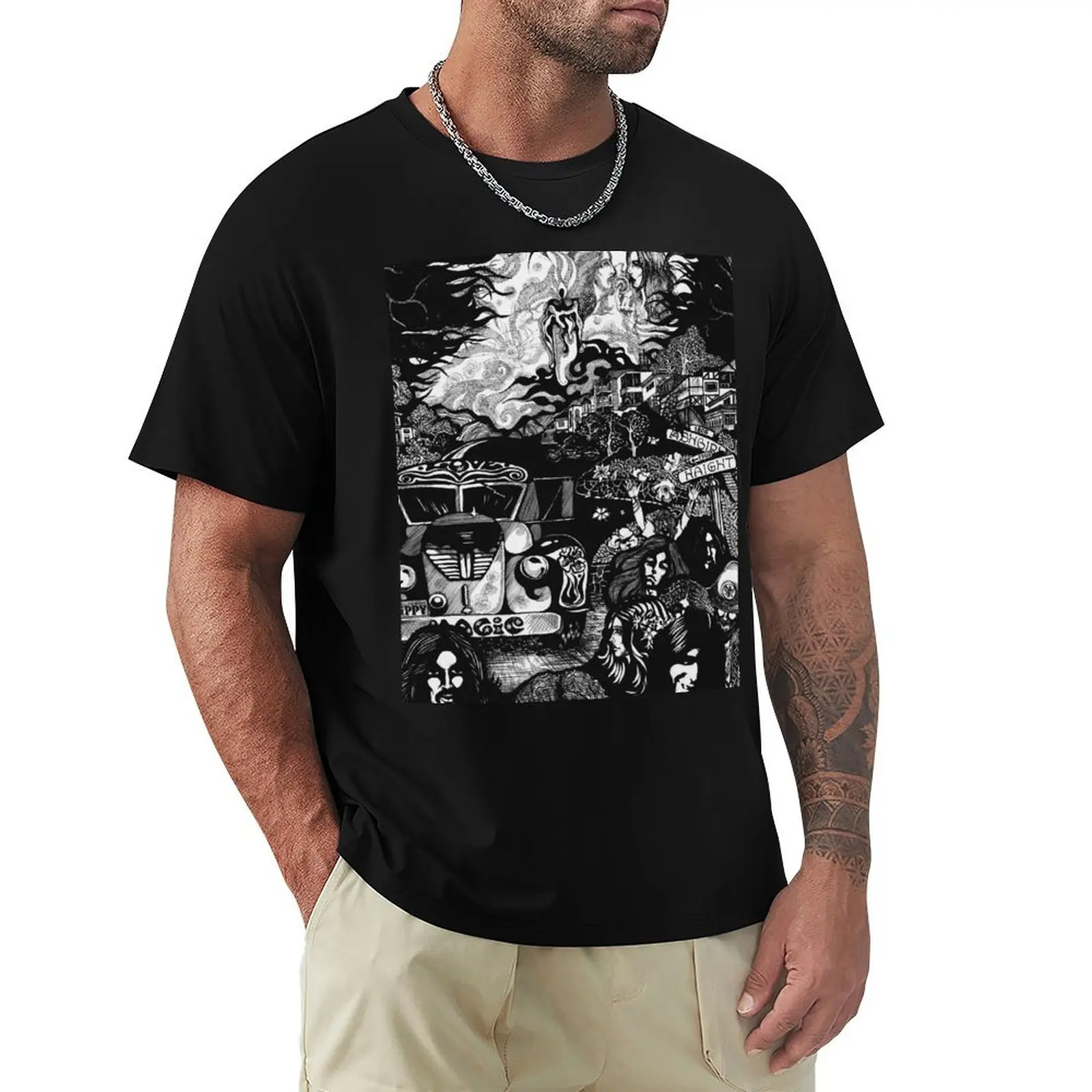 Haight-Ashbury T-Shirt Casual Loose Fit Summer Tee Shirt
Haight-Ashbury T-Shirt Casual Loose Fit Summer Tee Shirt
