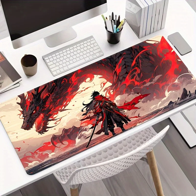 Dragon Warrior Large gaming mouse pad Rubber rectangular pc gamer table mat esports computer mouse pad Desktop accessories
Dragon Warrior Large gaming mouse pad Rubber rectangular pc gamer table mat esports computer mouse pad Desktop accessories