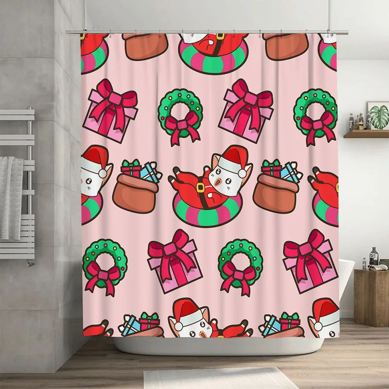 TU Christmas Shower Curtain Santa Claus Pattern Waterproof Bathroom Decor Festive Holiday Home Textile XMAS Gift Idea
TU Christmas Shower Curtain Santa Claus Pattern Waterproof Bathroom Decor Festive Holiday Home Textile XMAS Gift Idea