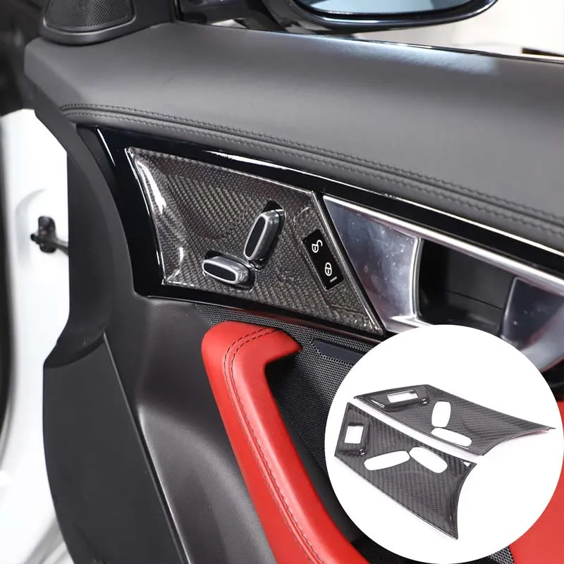 Для Jaguar F-TYPE F Tpye 2013-2024 панель регулировки автомобильного сиденья декоративная наклейка Настоящее углеродное волокно аксессуары для интерьера
Для Jaguar F-TYPE F Tpye 2013-2024 панель регулировки автомобильного сиденья декоративная наклейка Настоящее углеродное волокно аксессуары для интерьера
