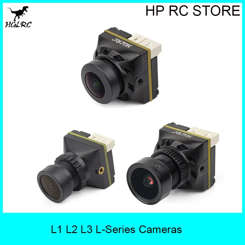 HGLRC L1 L2 L3 L-Series Cameras 1/2.7"/1/2.9" 1200TVL/1800TVL Low Latency Night Vision for FPV Drone
HGLRC L1 L2 L3 L-Series Cameras 1/2.7"/1/2.9" 1200TVL/1800TVL Low Latency Night Vision for FPV Drone