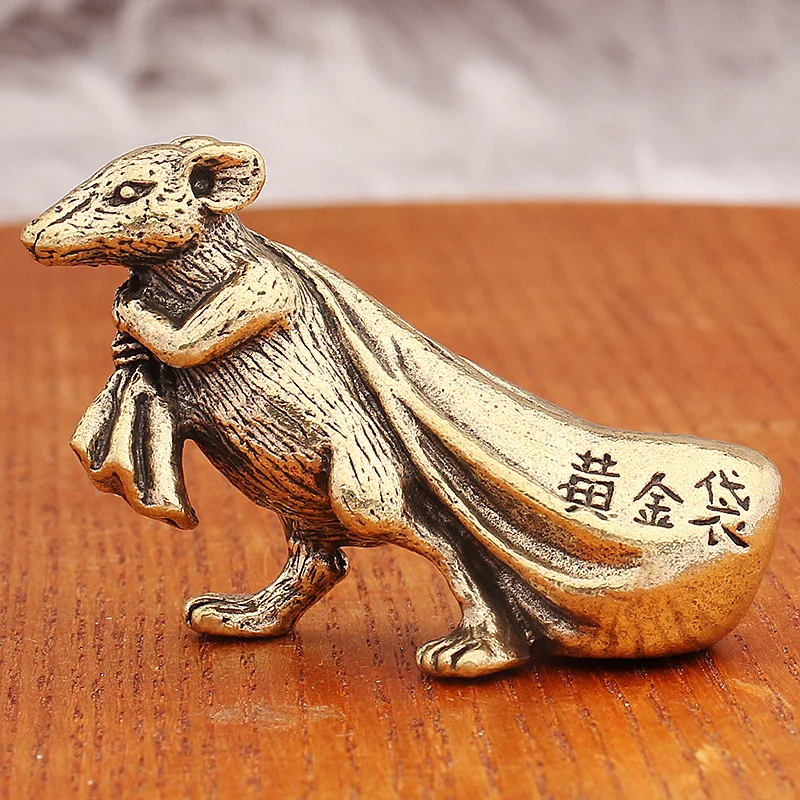 Tangteng Brass Money Mouse Gold Kangaroo Home Decor Twelve Zodiac Rat Decoration Ornament
Tangteng Brass Money Mouse Gold Kangaroo Home Decor Twelve Zodiac Rat Decoration Ornament