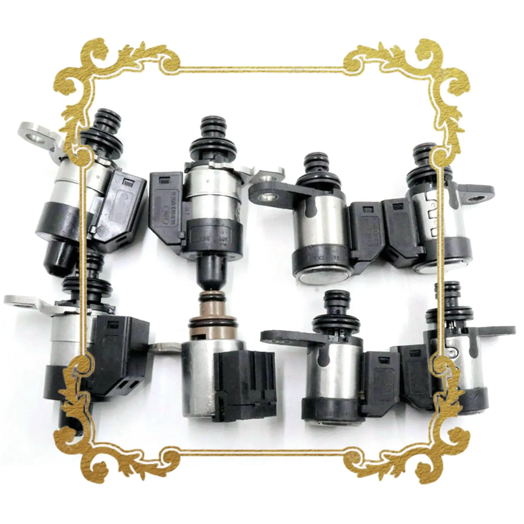 8PCS Transmission Solenoid Kit 5EAT For 5-Speed Subaru Exiga Impreza Legacy Outback Forester Tribeca 31705-AA430
8PCS Transmission Solenoid Kit 5EAT For 5-Speed Subaru Exiga Impreza Legacy Outback Forester Tribeca 31705-AA430