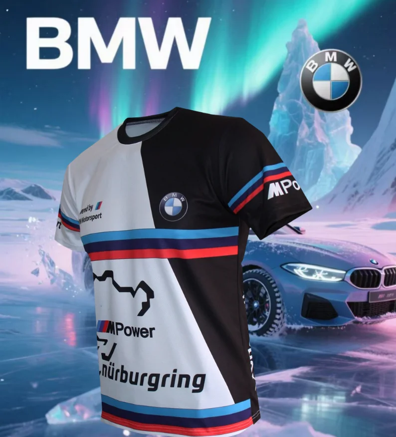 2025 Summer BMW Motorcycle Racing Brand Men's T-Shirt Short Sleeve T-Shirt Fast Drying Comfortable Breathable Casual Loose Y2K
2025 Summer BMW Motorcycle Racing Brand Men's T-Shirt Short Sleeve T-Shirt Fast Drying Comfortable Breathable Casual Loose Y2K