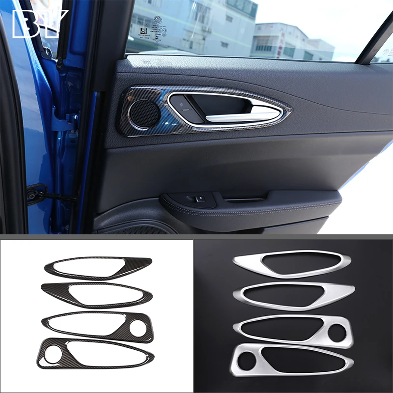For Alfa Romeo Giulia 2017-2020 Car Accessories 4 Pcs ABS Chrome Interior Door Handle Frame Cover Trim
For Alfa Romeo Giulia 2017-2020 Car Accessories 4 Pcs ABS Chrome Interior Door Handle Frame Cover Trim