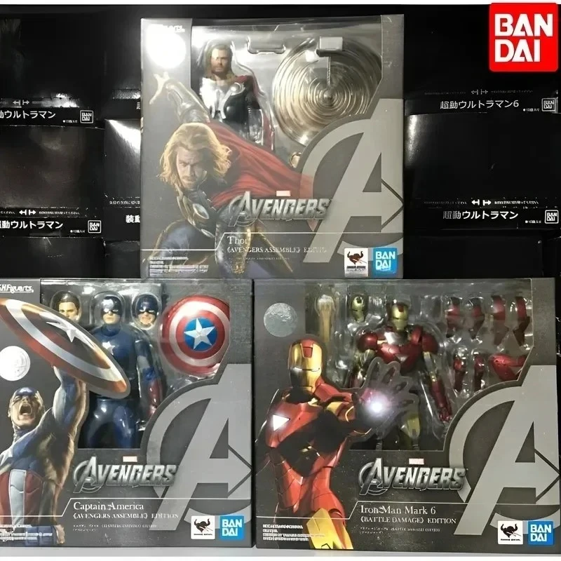 Bandai Shf Marvel Avengers Endgame Edition Captain America Iron Man Mk6 Thor Hulk Action Figure Collectible Gift Toy
Bandai Shf Marvel Avengers Endgame Edition Captain America Iron Man Mk6 Thor Hulk Action Figure Collectible Gift Toy