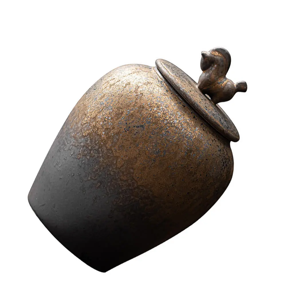 1Pcs Exquisite Ceramic Tea Storage Jar with Airtight Seal for Tea Leaves Coffee Cereals Candies Decorative Countertop Canister
1Pcs Exquisite Ceramic Tea Storage Jar with Airtight Seal for Tea Leaves Coffee Cereals Candies Decorative Countertop Canister