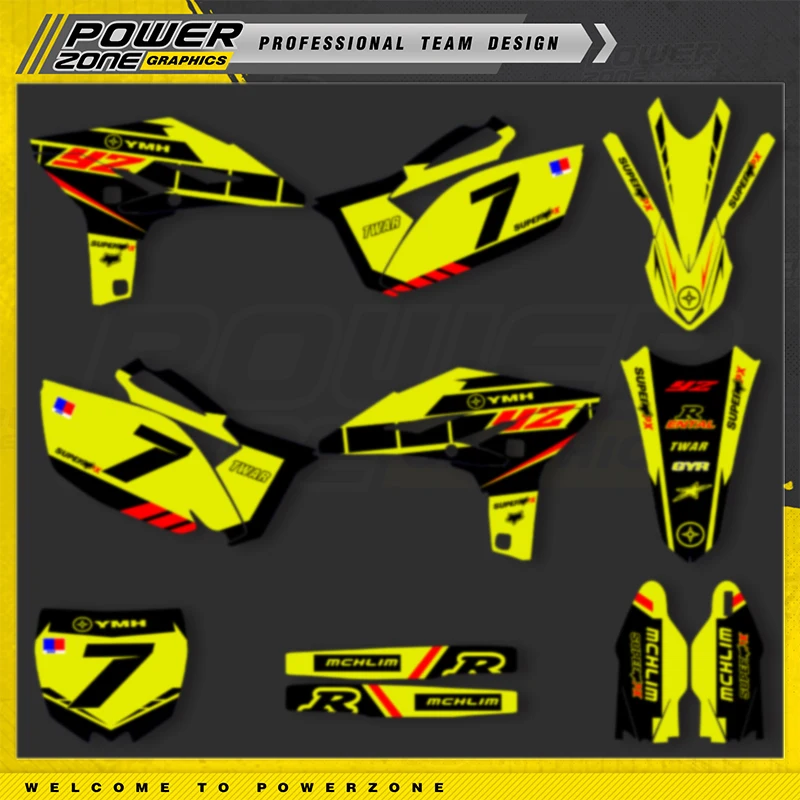 PowerZone пользовательские графические фоны для команды, набор наклеек для YAMAHA YZF 250 2010 2011 2012 2013, наклейки на мотоцикл 022 
PowerZone пользовательские графические фоны для команды, набор наклеек для YAMAHA YZF 250 2010 2011 2012 2013, наклейки на мотоцикл 022