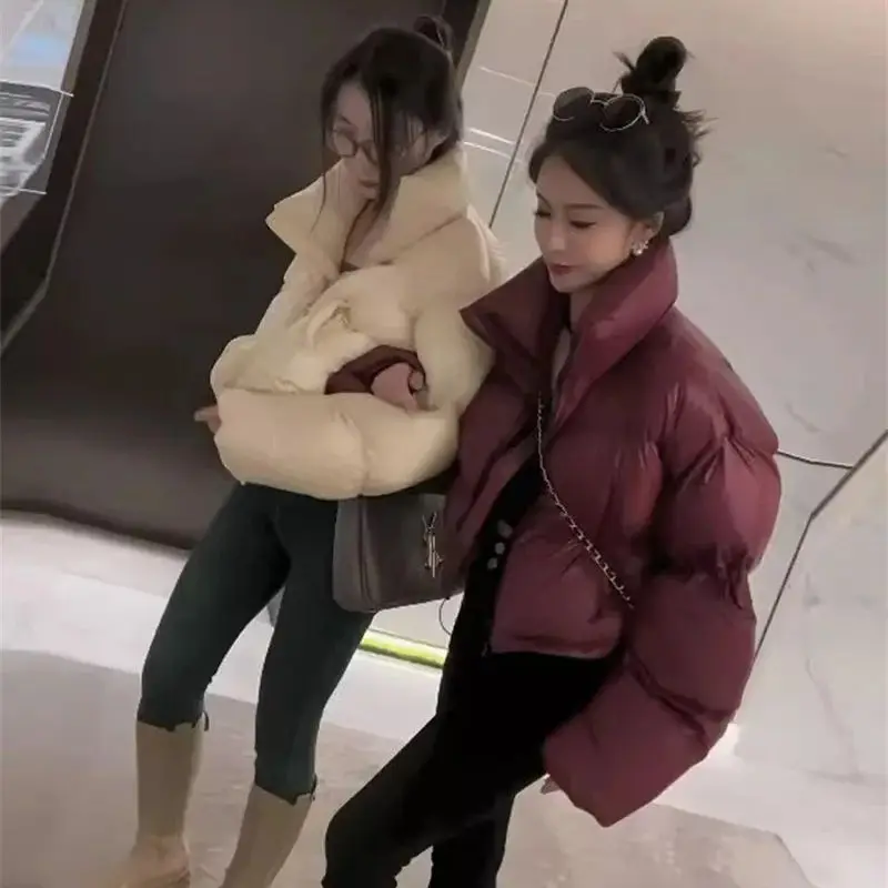 Winter 2024 Cotton Coat Women Short Korean Version Loose Thick Small Stand up Collar Fashionable Western Style Bread Jacket WLF
Winter 2024 Cotton Coat Women Short Korean Version Loose Thick Small Stand up Collar Fashionable Western Style Bread Jacket WLF