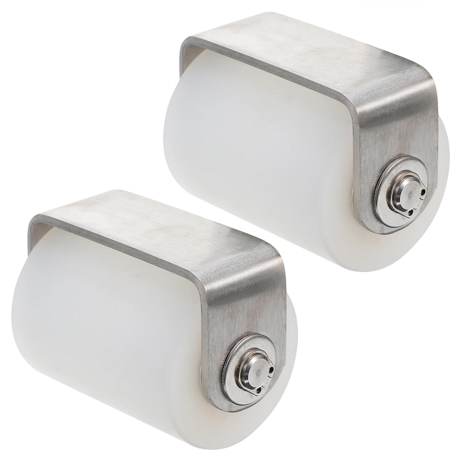 2pcs Slide Gate Wheel Guide Roller with Welded Bracket for Rail Door Guiding System Stainless Steel Nylon Hardware
2pcs Slide Gate Wheel Guide Roller with Welded Bracket for Rail Door Guiding System Stainless Steel Nylon Hardware