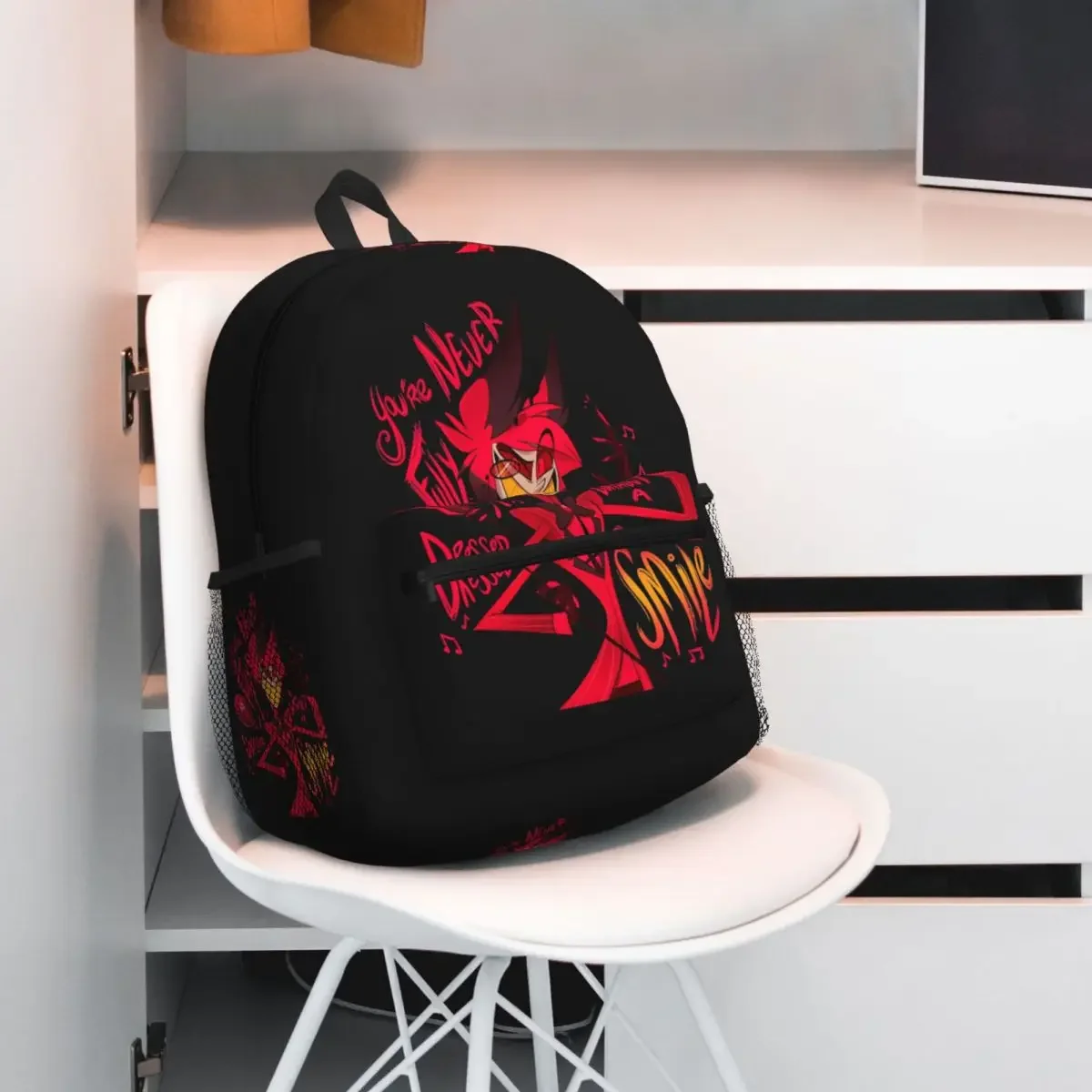 Hazbin Alastor Vaggie Student Backpack School Bag Hiking Travel Daypack for Boys Girls Fashion Bookbag Shoulder Bags
Hazbin Alastor Vaggie Student Backpack School Bag Hiking Travel Daypack for Boys Girls Fashion Bookbag Shoulder Bags