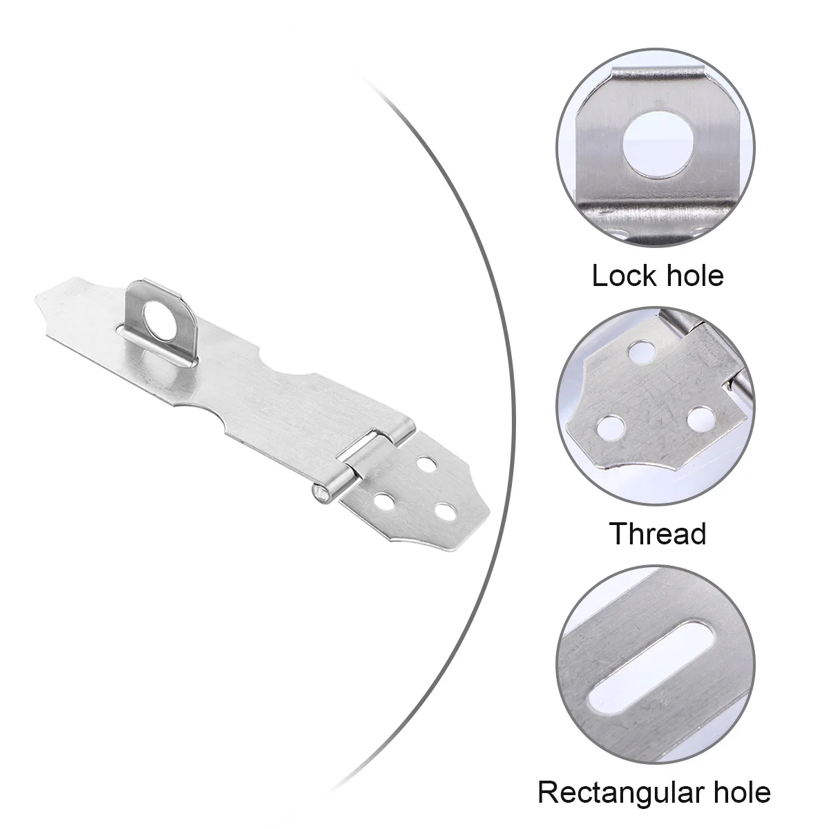 20 Pcs Cabinet Hasp Door Clasp Security Stainless Steel Padlock Heavy Duty Garage
20 Pcs Cabinet Hasp Door Clasp Security Stainless Steel Padlock Heavy Duty Garage