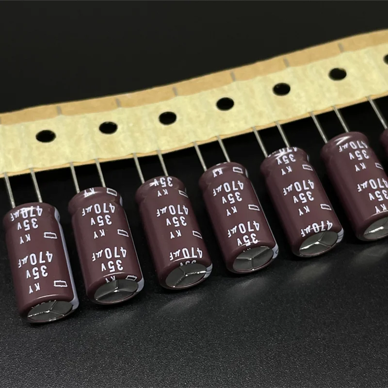 10pcs 470uF 35V NIPPON NCC KY Series 10x20mm Low impedance Long Life 35V470uF Aluminum Electrolytic Capacitor
10pcs 470uF 35V NIPPON NCC KY Series 10x20mm Low impedance Long Life 35V470uF Aluminum Electrolytic Capacitor