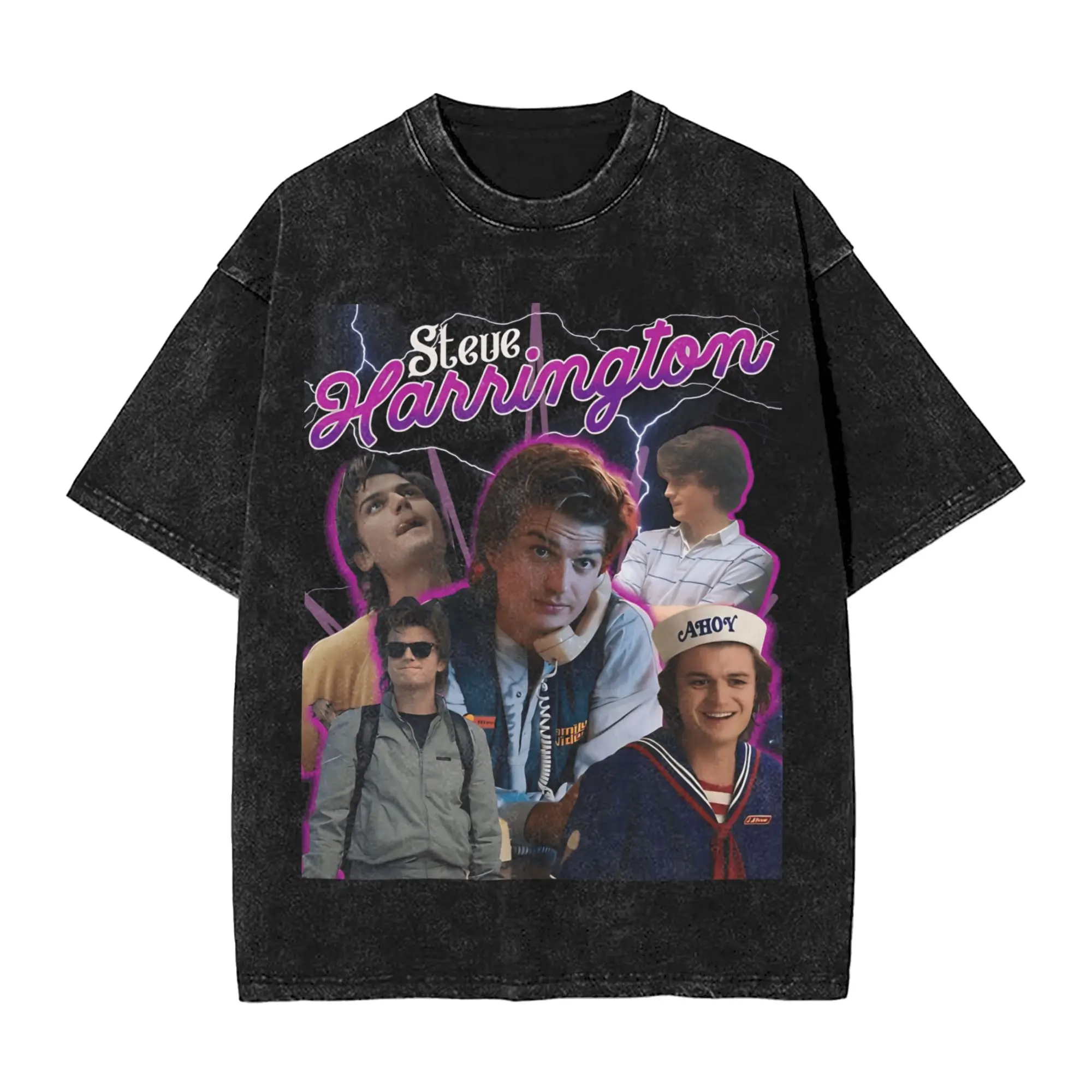 Steve Harrington Vintage Washed T Shirt Man Street Style Cotton T-Shirts Summer O Neck Trendy Tee Shirt Simple Oversized Tops
Steve Harrington Vintage Washed T Shirt Man Street Style Cotton T-Shirts Summer O Neck Trendy Tee Shirt Simple Oversized Tops