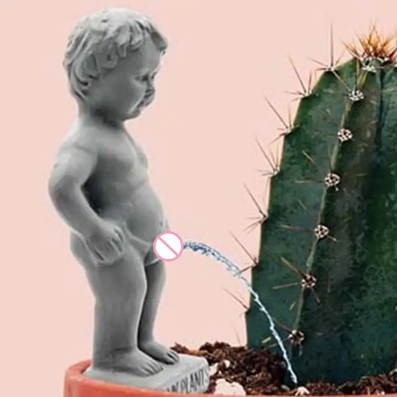 Peeing Boy Statue Novelty Peeing Boy Sculpture Watering Stake Home Decor Pond Statue Plant Decor Peeing Boy Statue for Indoor
Peeing Boy Statue Novelty Peeing Boy Sculpture Watering Stake Home Decor Pond Statue Plant Decor Peeing Boy Statue for Indoor