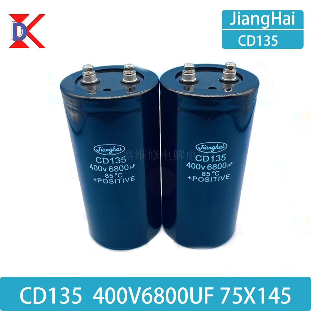 Электролитический конденсатор Jiang Hai 400В 6800мкФ с винтовыми выводами, черный, Diamond
Электролитический конденсатор Jiang Hai 400В 6800мкФ с винтовыми выводами, черный, Diamond