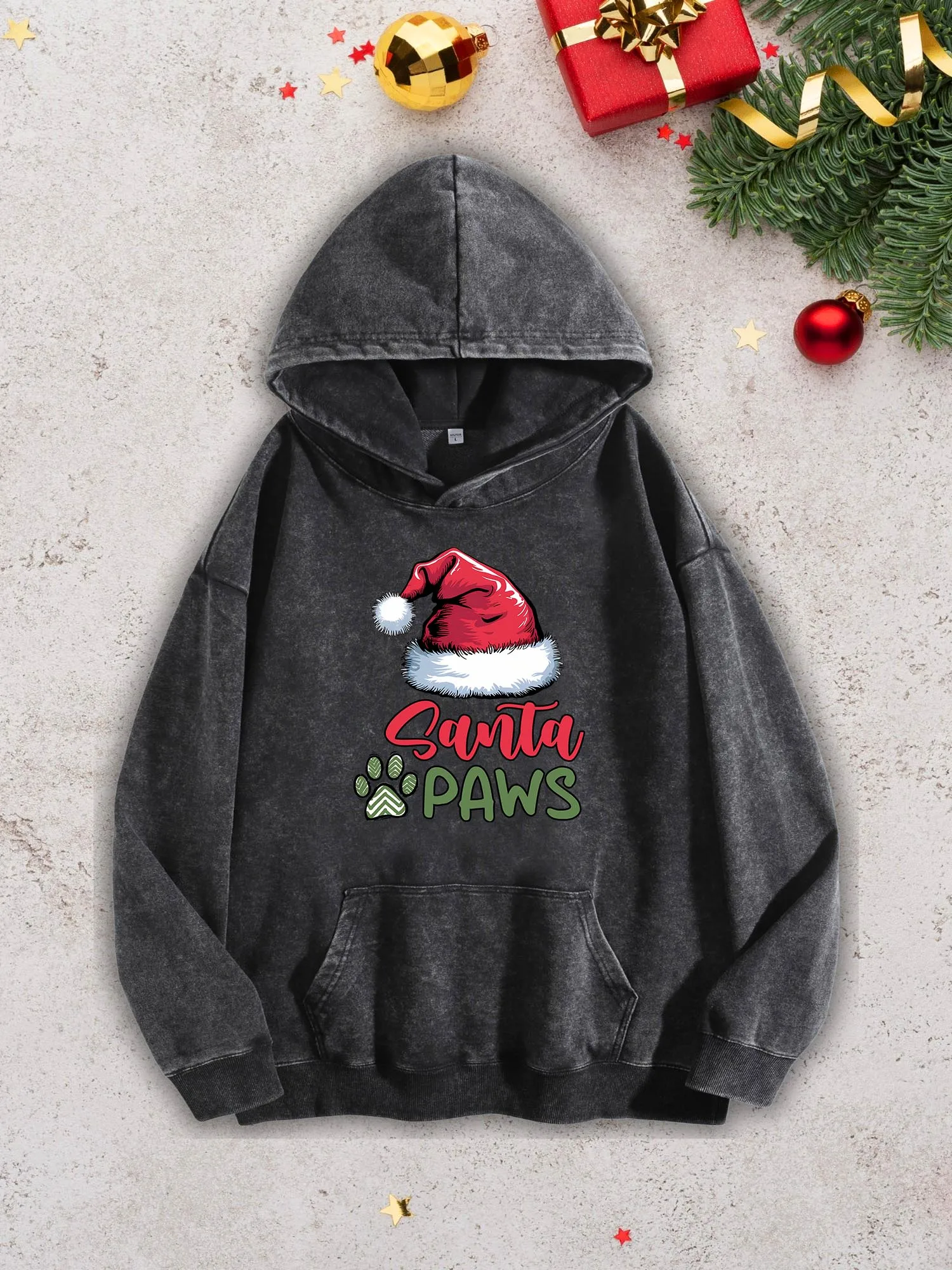 Мужская тяжелая толстовка с капюшоном Santa Paws — черный пуловер в стиле ретро Acid Wash, осенне-зимняя толстовка 400 г/м2
Мужская тяжелая толстовка с капюшоном Santa Paws — черный пуловер в стиле ретро Acid Wash, осенне-зимняя толстовка 400 г/м2