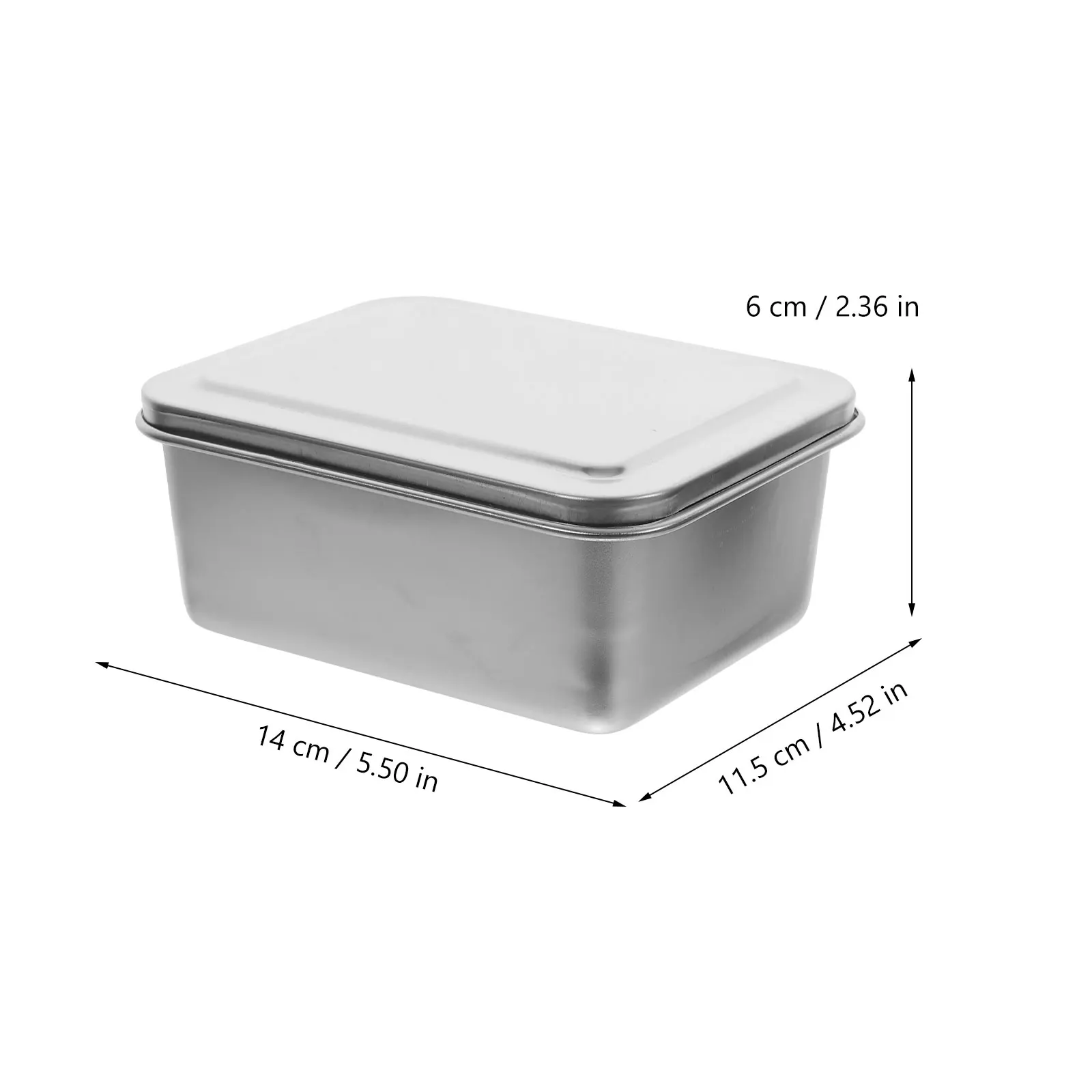 1 set Stainless Steel Cake Pan Square Baking Dish with Lid Silver Color Nonstick Mold for Cookies Chocolate Storage Container
1 set Stainless Steel Cake Pan Square Baking Dish with Lid Silver Color Nonstick Mold for Cookies Chocolate Storage Container