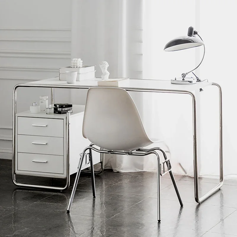 Antique Office Desk Drawer Art Minimalist Work Computer Desk Storage Cabinet Stainless Steel Leg Mesa Office Furniture Executive
Antique Office Desk Drawer Art Minimalist Work Computer Desk Storage Cabinet Stainless Steel Leg Mesa Office Furniture Executive