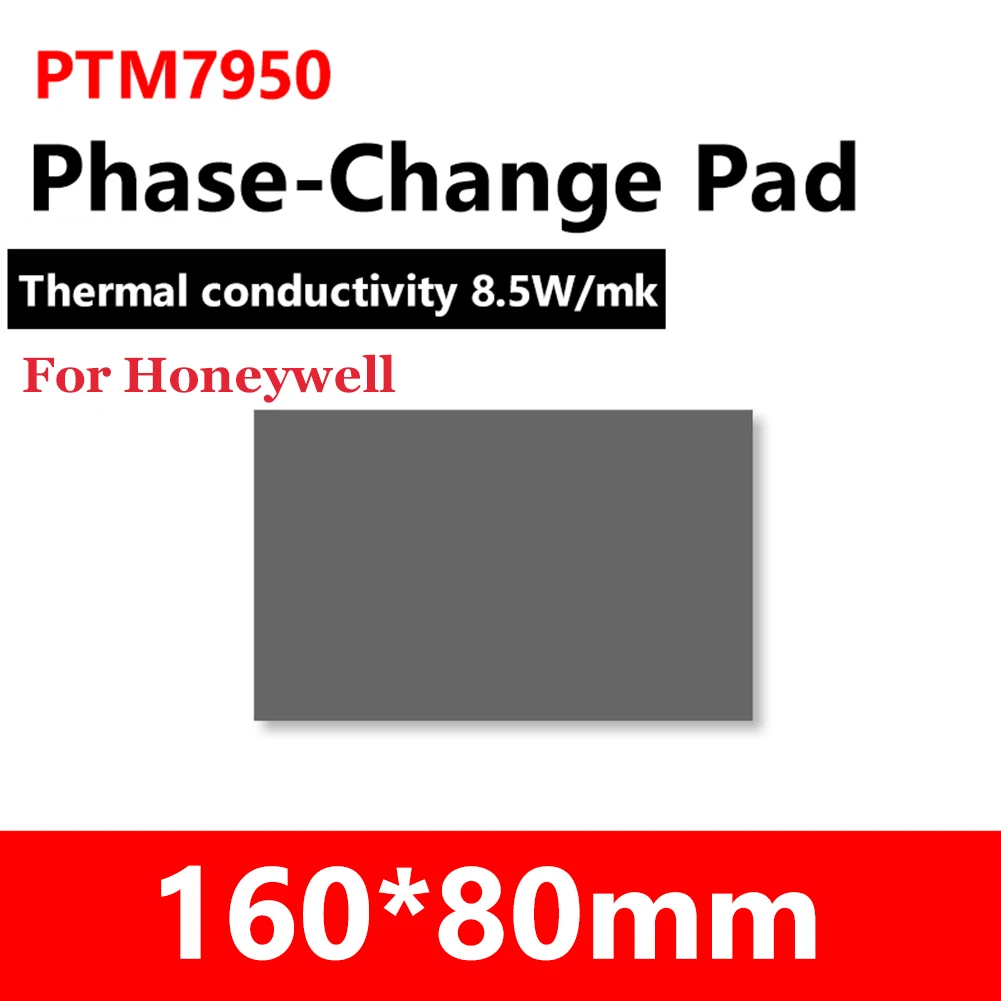 Термопрокладка Honeywell PTM7950 для отвода тепла, 8.5 Вт/мК, для процессоров и графических процессоров ноутбуков, замена термопасты
Термопрокладка Honeywell PTM7950 для отвода тепла, 8.5 Вт/мК, для процессоров и графических процессоров ноутбуков, замена термопасты
