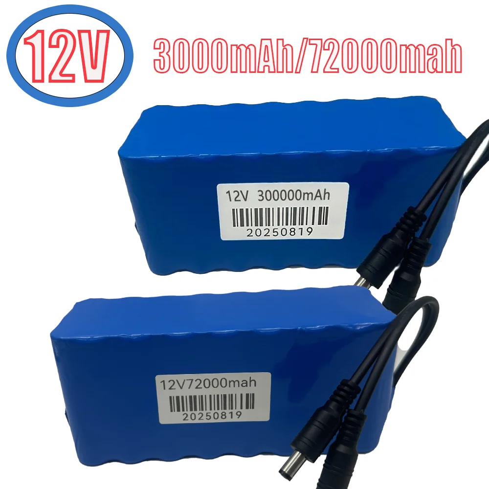 12V 18650 30Ah/72Ah 2025 New rechargeable Lithium Battery for Solar,Fish Finder, Power Wheels, Lighting, Off-Grid Applications
12V 18650 30Ah/72Ah 2025 New rechargeable Lithium Battery for Solar,Fish Finder, Power Wheels, Lighting, Off-Grid Applications