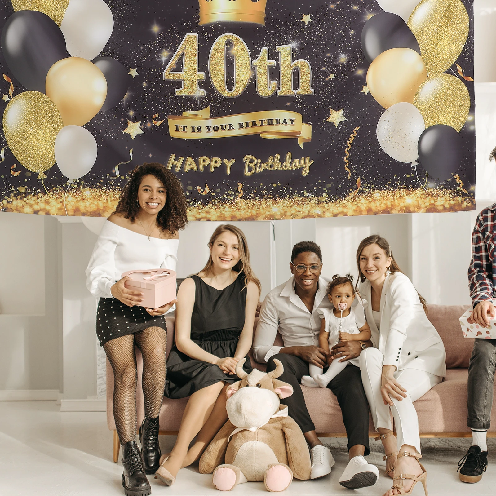 Birthday Party Decoration 40th Backdrop Thick Fabric Durable Photo Prop Wall Tapestry Background Cloth Photography Studio
Birthday Party Decoration 40th Backdrop Thick Fabric Durable Photo Prop Wall Tapestry Background Cloth Photography Studio