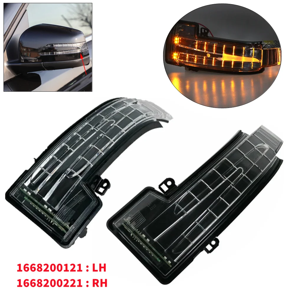 For Benz W166 W463 X164 X166 2011-2015 Door Side Rearview Mirror Turn Signal LED Light Indicator Lamp 1668200221/1668200121
For Benz W166 W463 X164 X166 2011-2015 Door Side Rearview Mirror Turn Signal LED Light Indicator Lamp 1668200221/1668200121