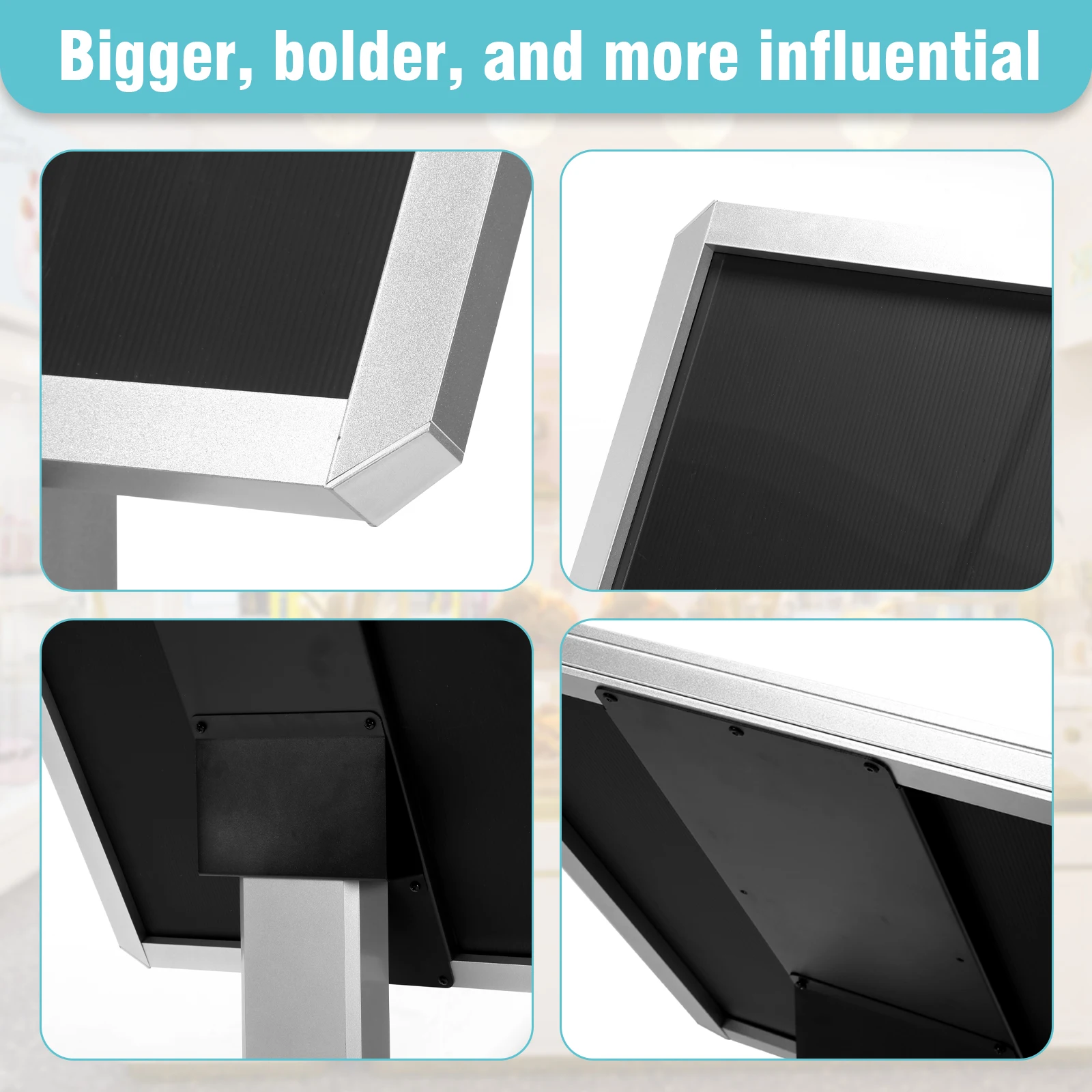 Pedestal Floor Signage Standing Holder 20x27inch/24x31.5inch Pedestal Poster Stand Adjustable for Malls Schools Restaurants
Pedestal Floor Signage Standing Holder 20x27inch/24x31.5inch Pedestal Poster Stand Adjustable for Malls Schools Restaurants