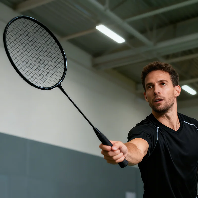 6U/72g Professional badminton racket carbon fiber 26LBS max 30LBS high elasticity Professional advancement black ultralight
6U/72g Professional badminton racket carbon fiber 26LBS max 30LBS high elasticity Professional advancement black ultralight