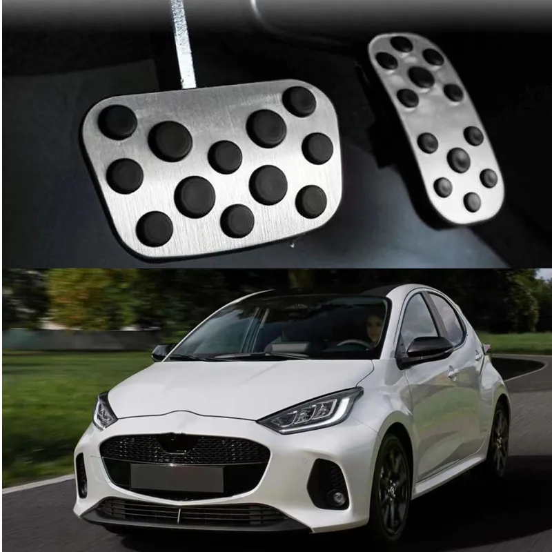 Для Mazda 2 Hybrid 2022 2024, аксессуары, автомобильная педаль акселератора, тормозная ножка, крышка без сверла, противоскользящая автоматическая защита из алюминиевого сплава
Для Mazda 2 Hybrid 2022 2024, аксессуары, автомобильная педаль акселератора, тормозная ножка, крышка без сверла, противоскользящая автоматическая защита из алюминиевого сплава