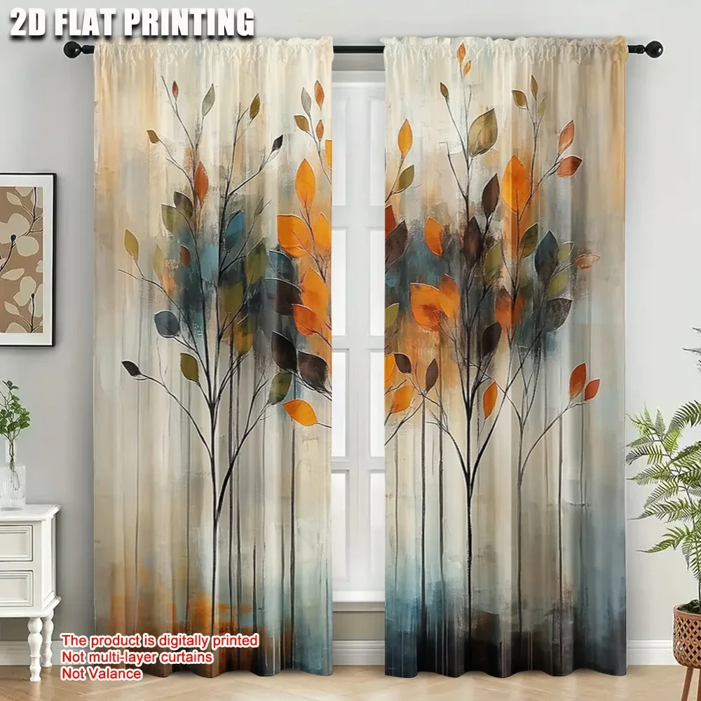 2Pcs Artistic Leaves Print Polyester Window Curtains Easy Install for Living Room Bedroom Kitchen Home Decor
2Pcs Artistic Leaves Print Polyester Window Curtains Easy Install for Living Room Bedroom Kitchen Home Decor