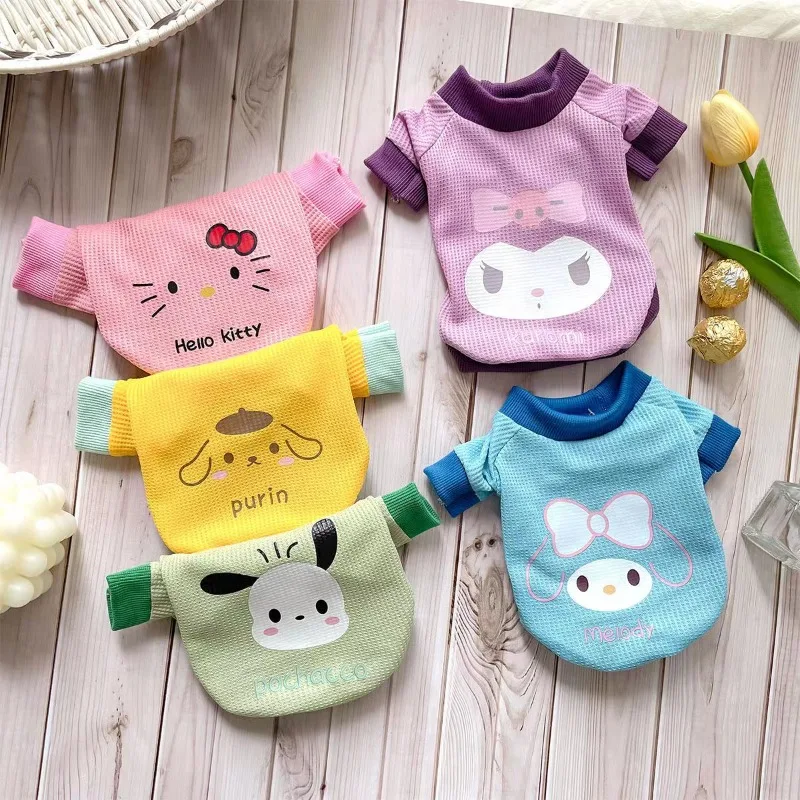 Sanrio Dog Cat Hoodie, Waffle Knit Soft Fall Winter Pet Pullover, Cute Cartoon Sweatshirt for Small Pets
Sanrio Dog Cat Hoodie, Waffle Knit Soft Fall Winter Pet Pullover, Cute Cartoon Sweatshirt for Small Pets