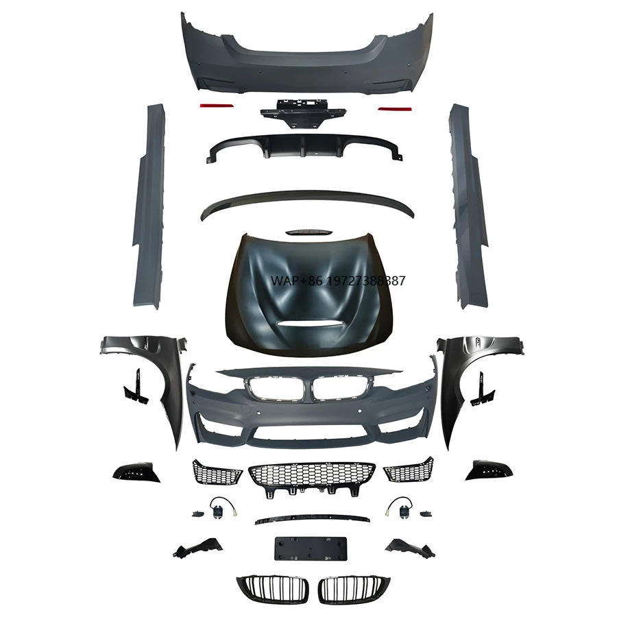 Car Facelift Conversion Bodykit M4 Style Front Rear Bumpers Side Panel Skirts for 4 Series F32 Body Kits
Car Facelift Conversion Bodykit M4 Style Front Rear Bumpers Side Panel Skirts for 4 Series F32 Body Kits