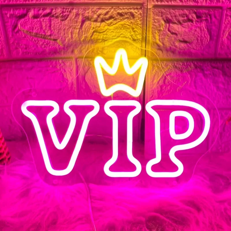 VIP Neon Signs LED Neon Lights for Room Decor,Led Light Up Signs with USB Powered for Bar,Hotel,Cafe,VIP Room Wall Decoration
VIP Neon Signs LED Neon Lights for Room Decor,Led Light Up Signs with USB Powered for Bar,Hotel,Cafe,VIP Room Wall Decoration