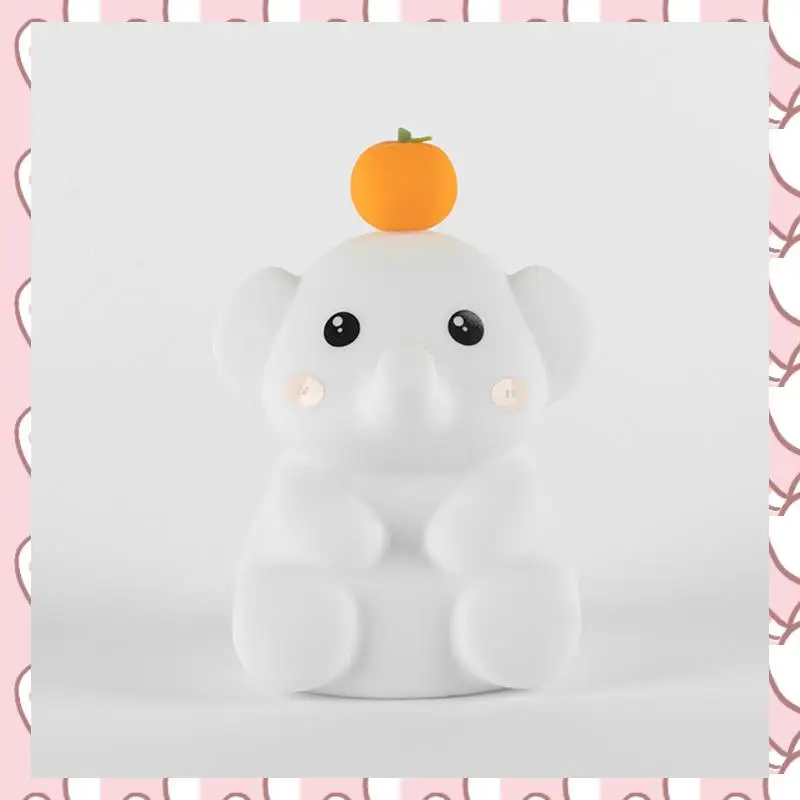 HHTL Cute Elephant Lamp, Silicone Night Light With 30 Minutes Timer, Rechargeable Bedside Lamp With Touch Control
HHTL Cute Elephant Lamp, Silicone Night Light With 30 Minutes Timer, Rechargeable Bedside Lamp With Touch Control