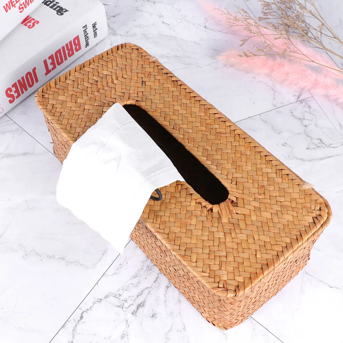 Seaweed Tissue Box Household Rectangular Holder Napkin Bathroom Accessory Bamboo Organizer Dust and Bacteria-free
Seaweed Tissue Box Household Rectangular Holder Napkin Bathroom Accessory Bamboo Organizer Dust and Bacteria-free