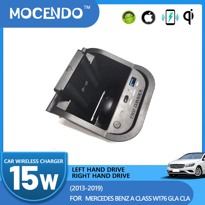 For Mercedes Benz A Class W176 GLA CLA X156 2011-2019 15W car QI wireless charging phone charger fast charger charging pad plate
For Mercedes Benz A Class W176 GLA CLA X156 2011-2019 15W car QI wireless charging phone charger fast charger charging pad plate
